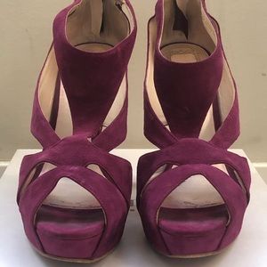 Christian Dior Purple Suede Gladiator sandals
